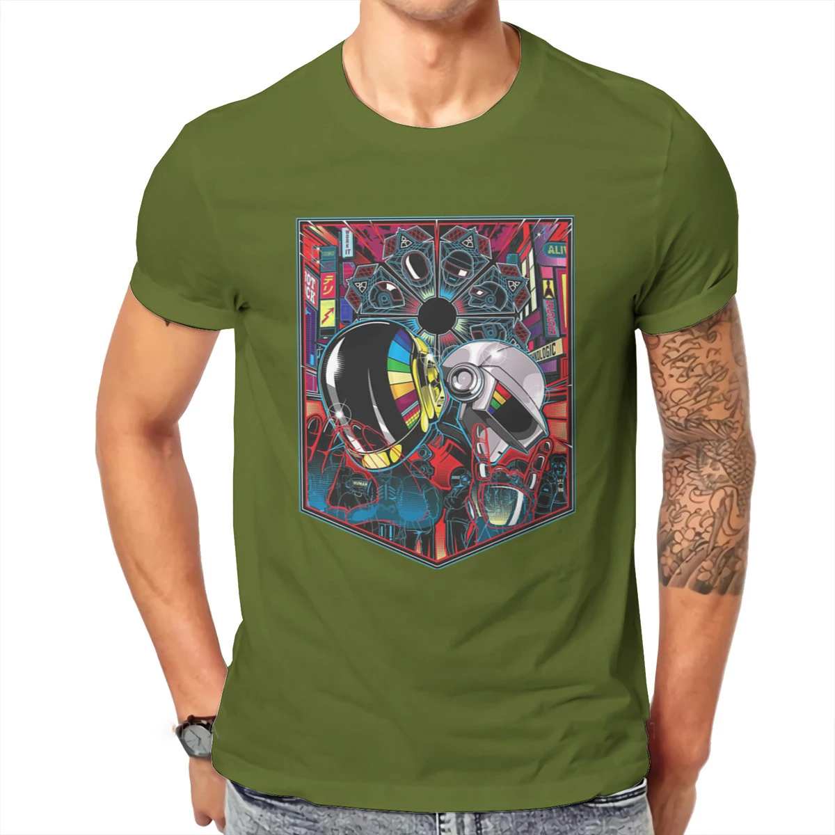 Daft ũ     ׿  Tshirt ϶   Ƽ ž   ư ũ Ƽ