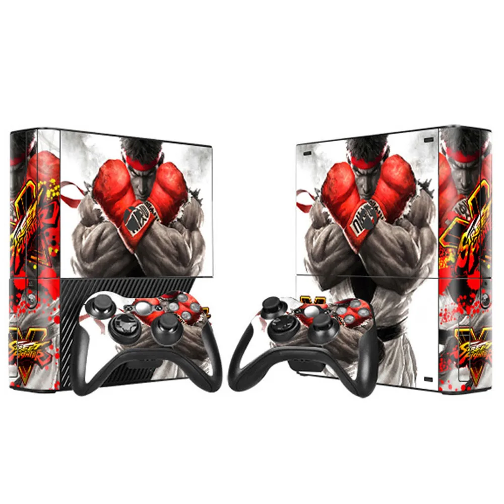 2017 new arrival designs skin stickers for XBox360 E vinyl wrap covers for Xbox360 E