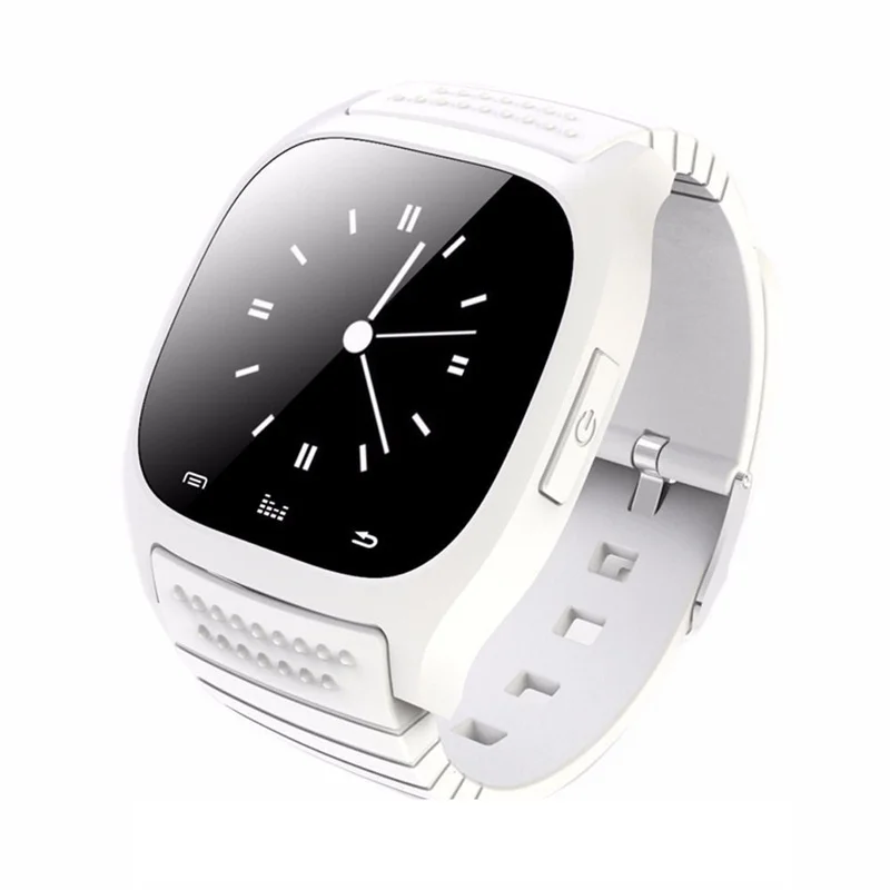 White Смарт-часы Horloge M26 с Bluetooth, водонепроницаемые часы, музыкальный шагомер, фитнес-трекер для Android, смартфон PK A1 - Color: White