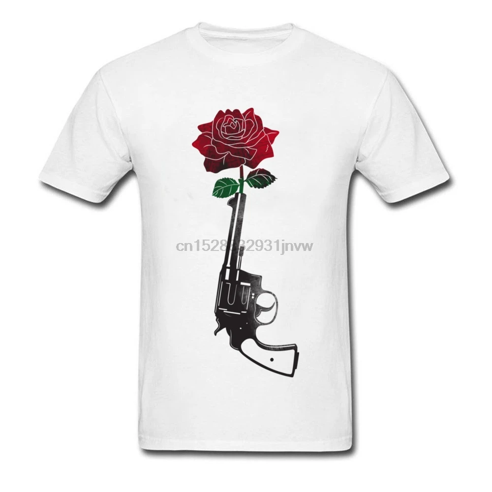 Винтажная Футболка Gun N Rose 2019 для мужчин хлопковые белые топы с круглым вырезом