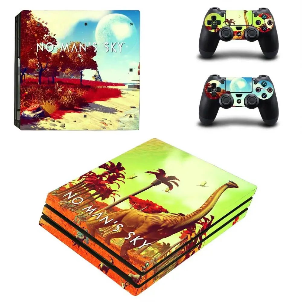 Наклейка No man's sky PS4 Pro s PS 4 Play station 4 Pro Виниловая наклейка для консоли и контроллера playstation 4 Pro