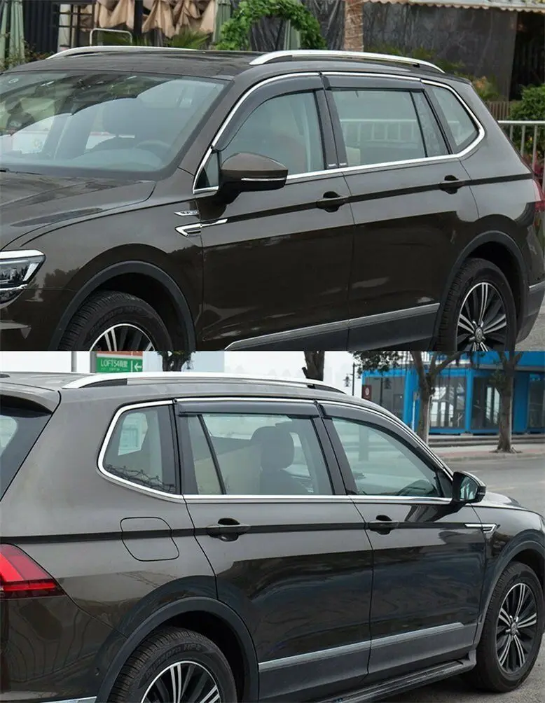 Подходит для Volkswagen Tiguan оконный козырек защита от дождя Защита от солнца Vent Shade