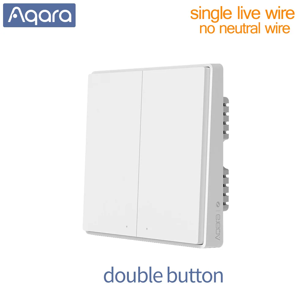 Умный настенный выключатель Aqara ZigBee Беспроводной Выключатель с проводкой