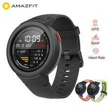 Глобальная версия Amazfit Verge Смарт-часы gps Smartwatch AMOLED сенсорный экран IP68 Модернизированный HR датчик Xiaomi часы для мужчин и женщин