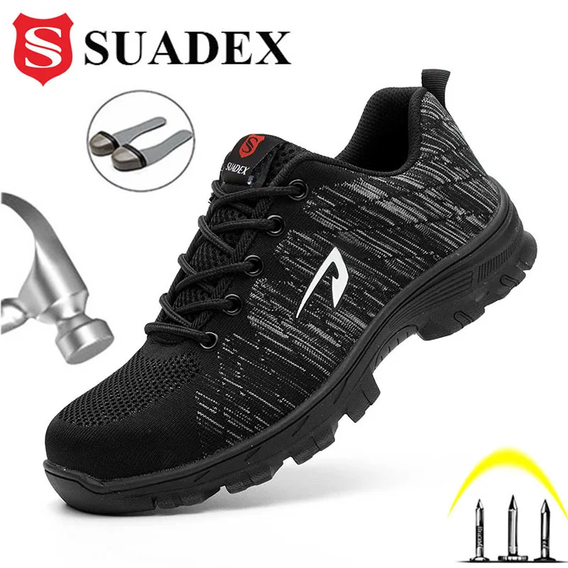 Work-Shoes Indestructible-Shoes S1P Toe-Work Women SUADEX Plug-Size Anti-Smashing-Steel