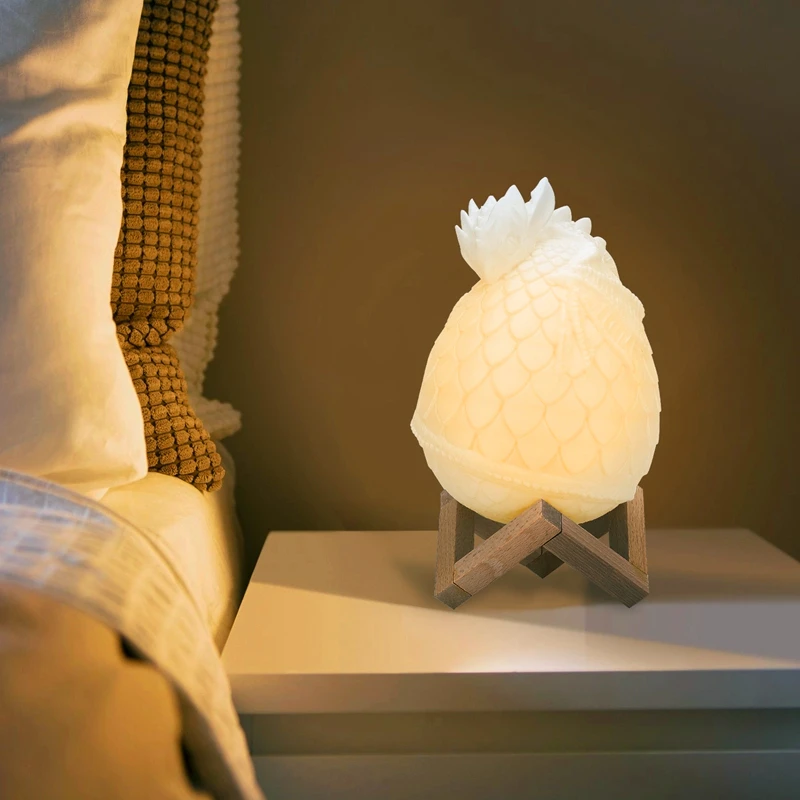 

3D Printing LED Lamp Dragon Egg 16 Colors Touch/Remote Control Night Light UBS Charge Lighting Christmas Gifts Home Decor DA