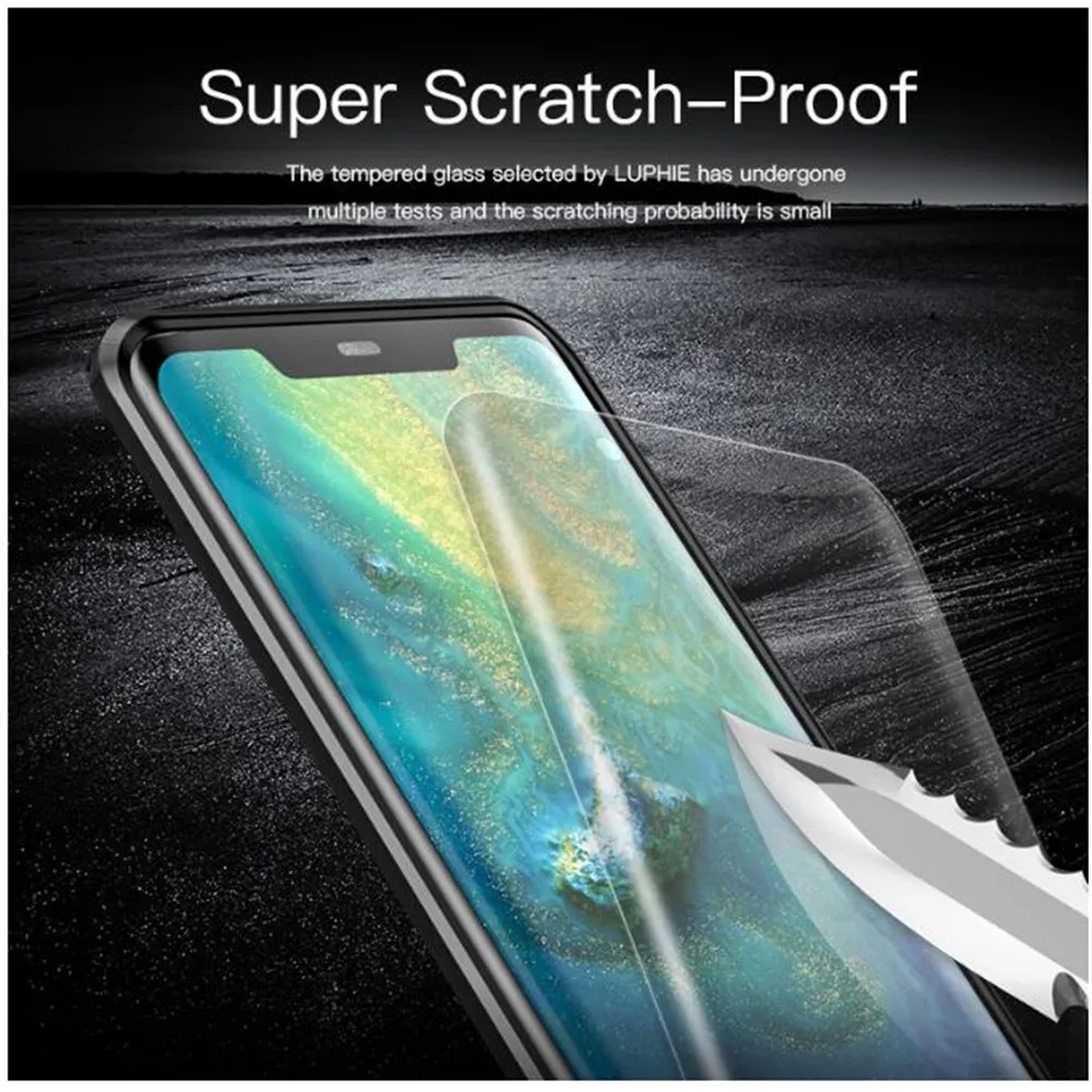 Egeedigi 360 Полный Магнитный чехол для huawei mate 20 30 Pro P30 Pro передний задний стеклянный чехол s для huawei mate 20X20 Lite Магнитный чехол