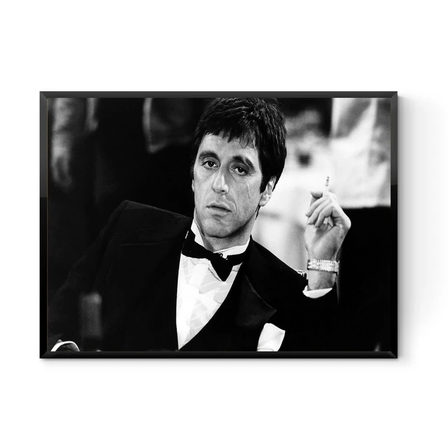 Tony Montana Scarface Al Pacino Scarface, Malerei Von Sérgio Clemente