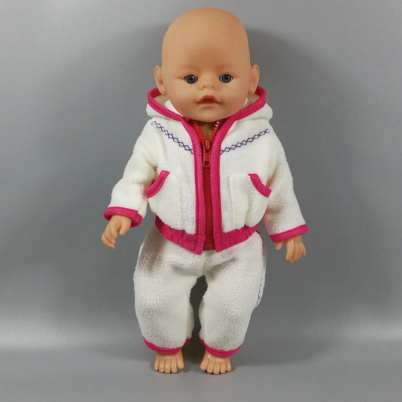 

Born Baby Doll Clothes Fit 18 inch 40-43cm Pink and Blue Color Unicorn Doll Clothes Accessories For Baby Festival Birthday Gift