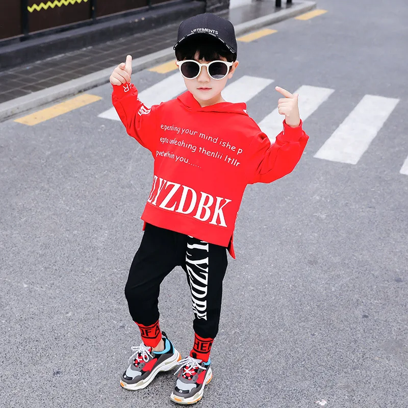 Infant Baby Boy Clothing Letter Print Top+ Harme Pant Fashion Long Sleeves kids 2pieces Outfit Toddler Children Clothes Set