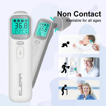 New ELERA Cheap Digital Infrared Thermometer Temperature Meter Instrument Non-contact...