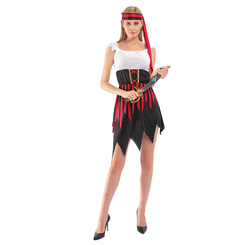 

New Pirate Costume Cosplay For Women Halloween Costume For Adult Carnival Purim Dress Up