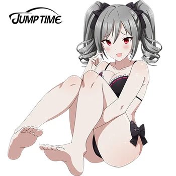 

JumpTime 13cm x 11.4cm Anime THE iDOLM@STER Cinderella Girls Vinyl Wrap Sexy Girl Kanzaki Ranko Decal Car Racing Stickers