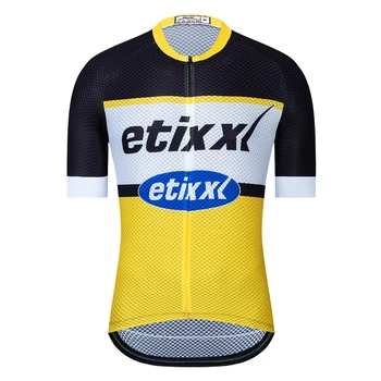 

cycling jersey Black and yellow men summer short sleeve clothing cycling wear colorful bicycle clothes cycling clothing