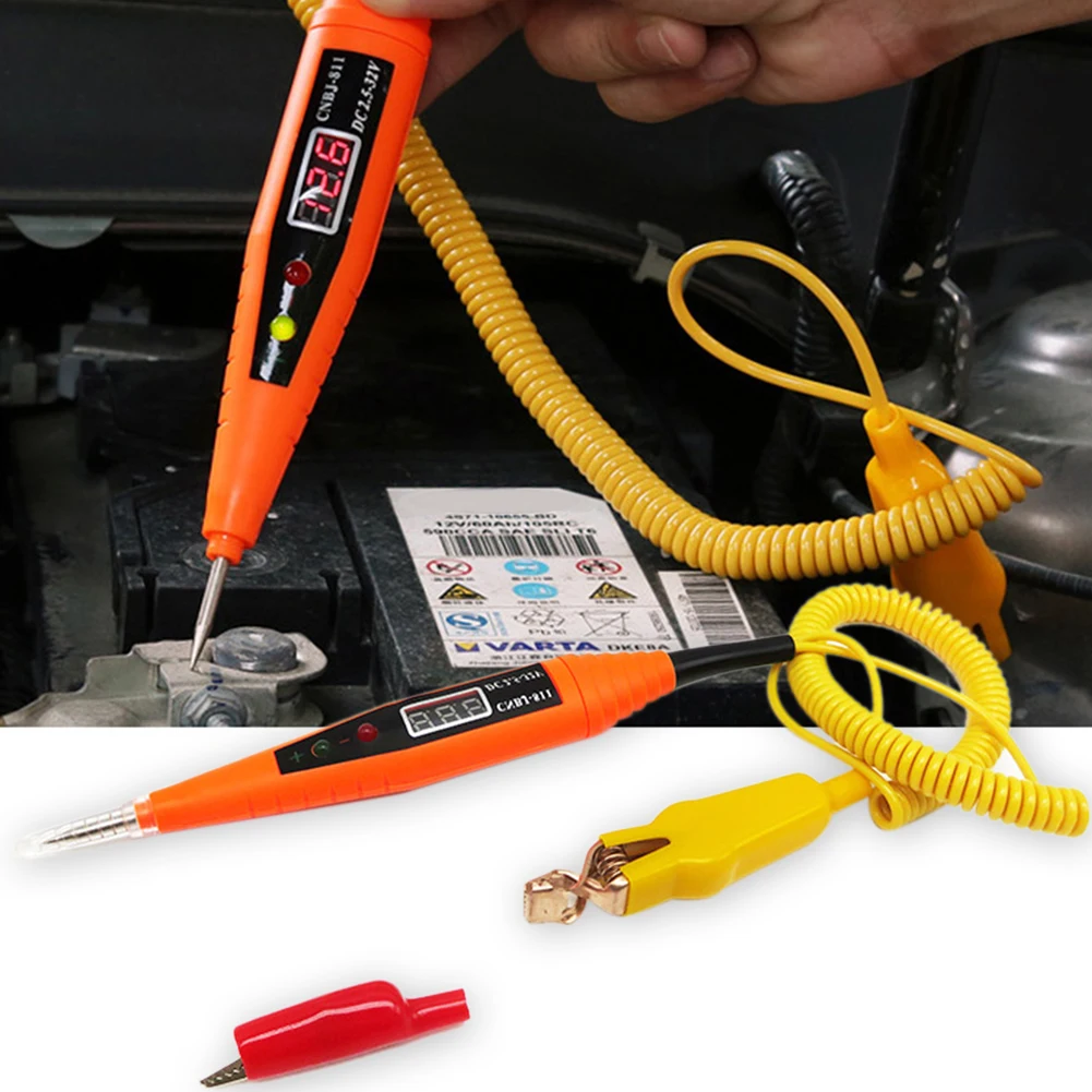 DC2.5-32V тест карандаш DIY метр автодома электрическая схема автомобиля напряжение Автоматический зонд цифровой дисплей самолеты ремонт мощности