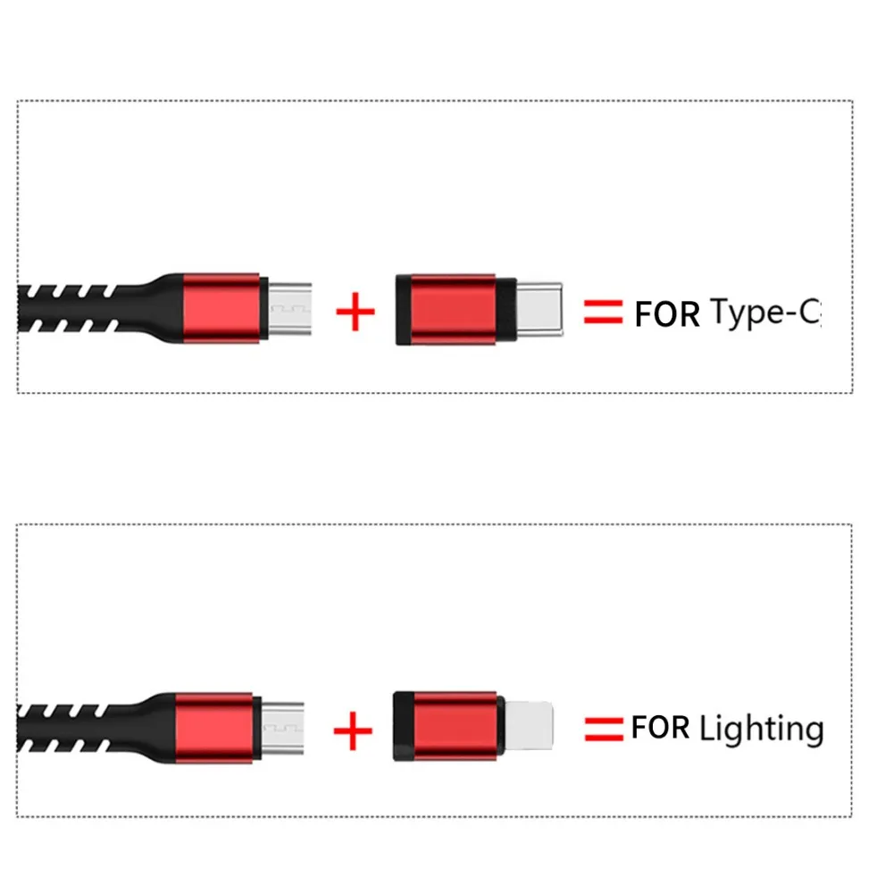 4K HD 3 в 1 Micro usb type C для HDMI кабель-адаптер проводной экранный преобразователь Plug& Play для IPhone samsung Android экран HDTV