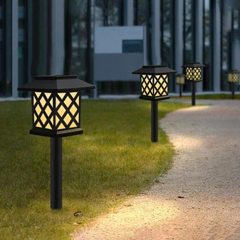 

Set of 2 Solar Powered Garden Lights, LED Solar Yard Lighting for Landscape,Lawn, Patio, Walkway, Driveway Decoration Lighting