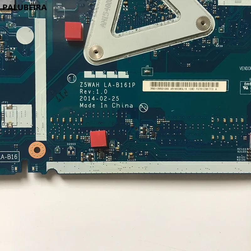 PALUBEIRA NBML911001 Z5WAH LA-B161P для acer Aspire E5-531 E5-571 E5-571P ноутбук материнская плата с ЦПУ материнская плата работает