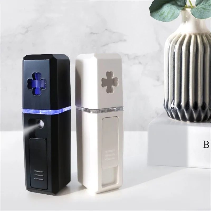 Портативный счетчик воды небулайзер для лица Мини Красота USB увлажняющий увлажнитель лица Тумана Диффузор