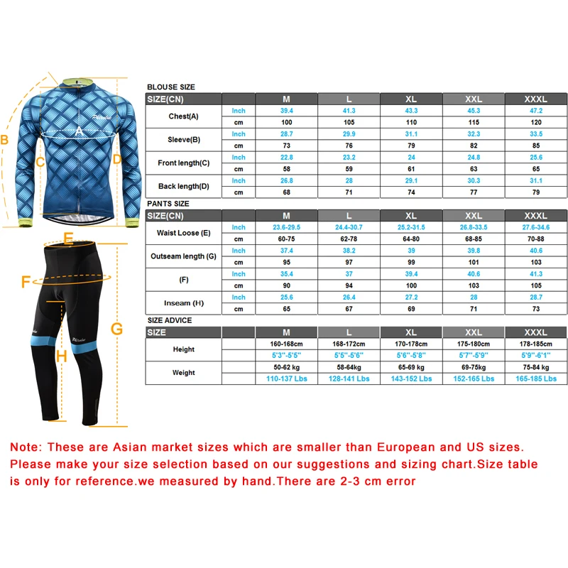 Phtxolue Pro Cycling Clothing Men Long Sleeve Cycling Jersey Set Spring Mtb Bike Wear Bicycle Clothes Ropa Maillot Ciclismo