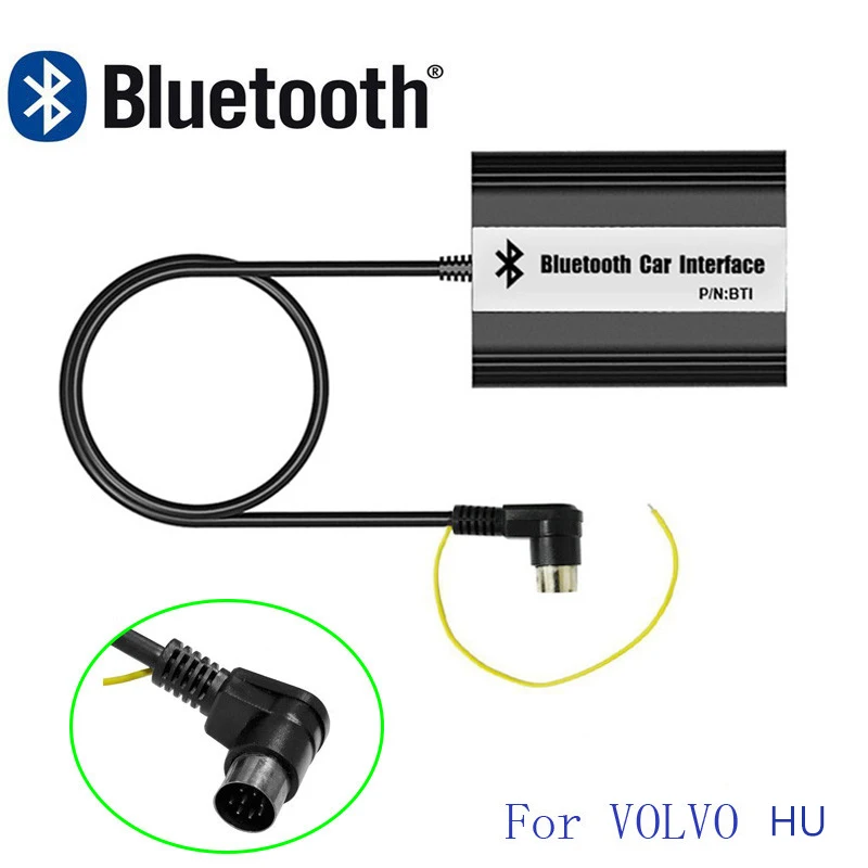 LISIDIC A2DP автомобиля MP3 музыкальный плеер Bluetooth адаптер для Volvo HU-series C70 S40/60/80 V70 XC70 Интерфейс автомобильный комплект для укладки волос