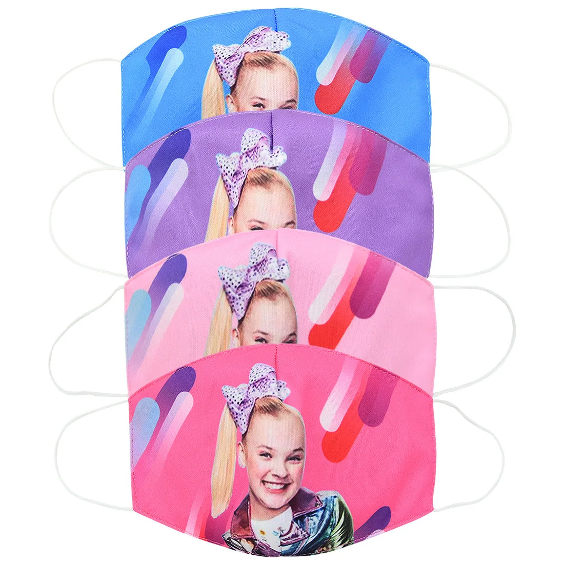 Лицевая маска Jojo Siwa с мультяшным принтом для детей пылезащитный респиратор