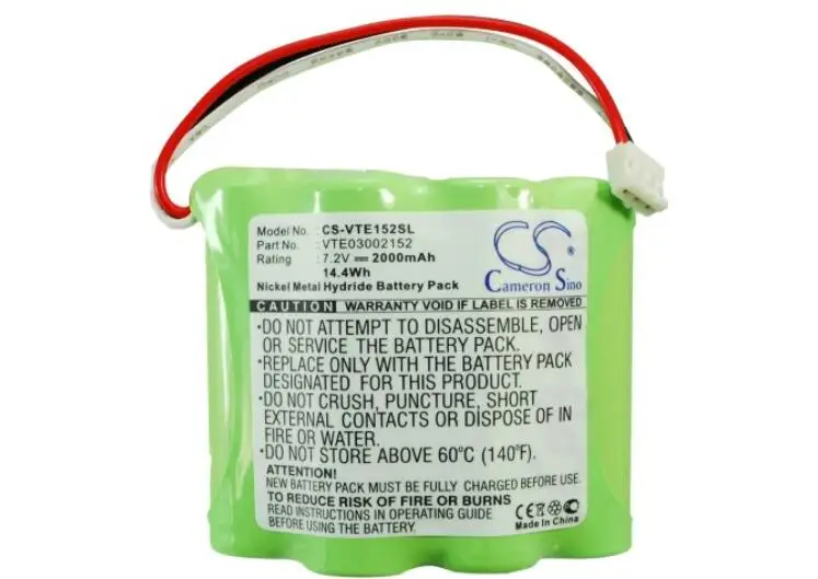 Cameron sino 2000mah аккумулятор для VETRONIX 03002152 Consult II 02002720-01 VTE03002152 оборудование, обзор, аккумуляторная батарея