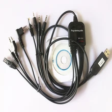 8in1 USB Шнур кабель для ICOM HYT BAOFENG BF-666S, BF-777S, BF-888S для Motorola радио VERTEX FT-10R FT-40R FT-50R