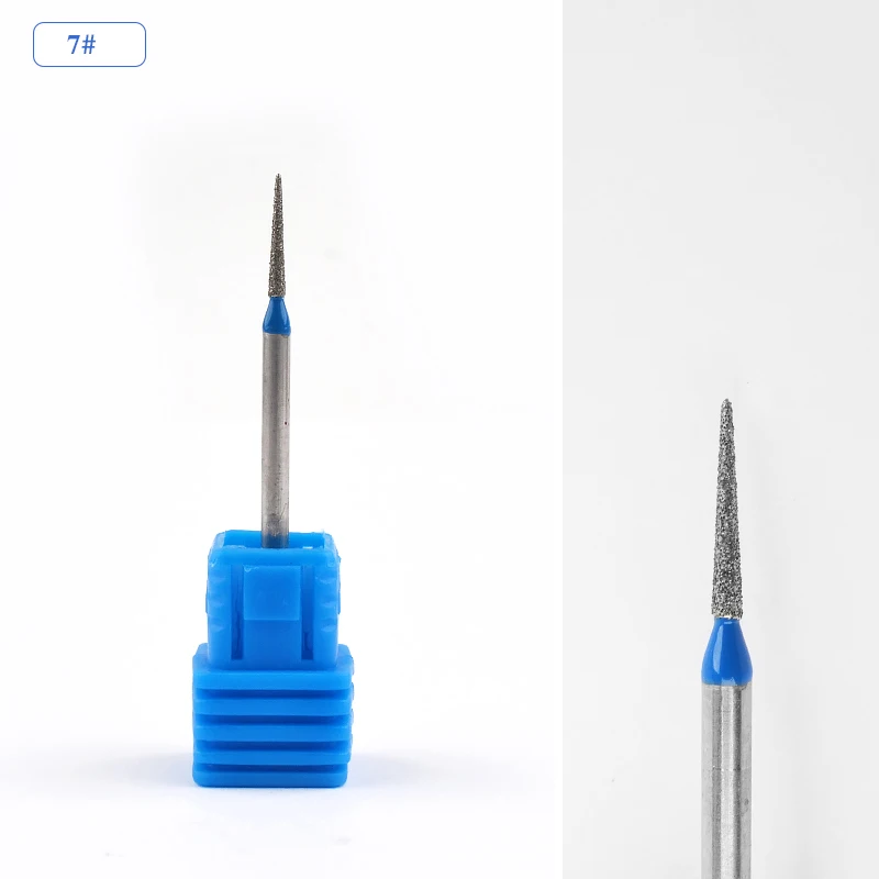 HF-07 Electric Manicure Drill Accessory Nail Art Polishing Machine Drill Head Kit Tungsten steel Manicure Tool 17 styles NHF - Цвет: HF-07