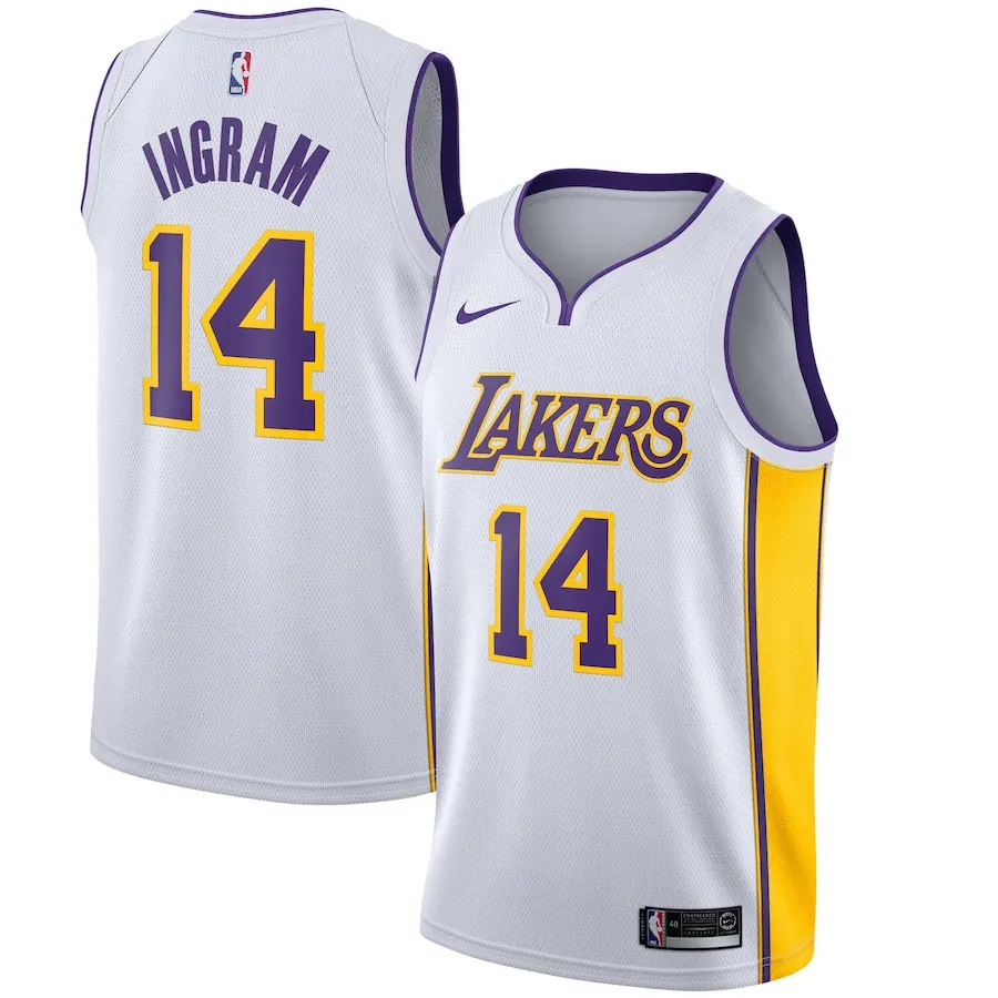 Мужская фиолетовая майка Brandon Ingram - Цвет: MEN