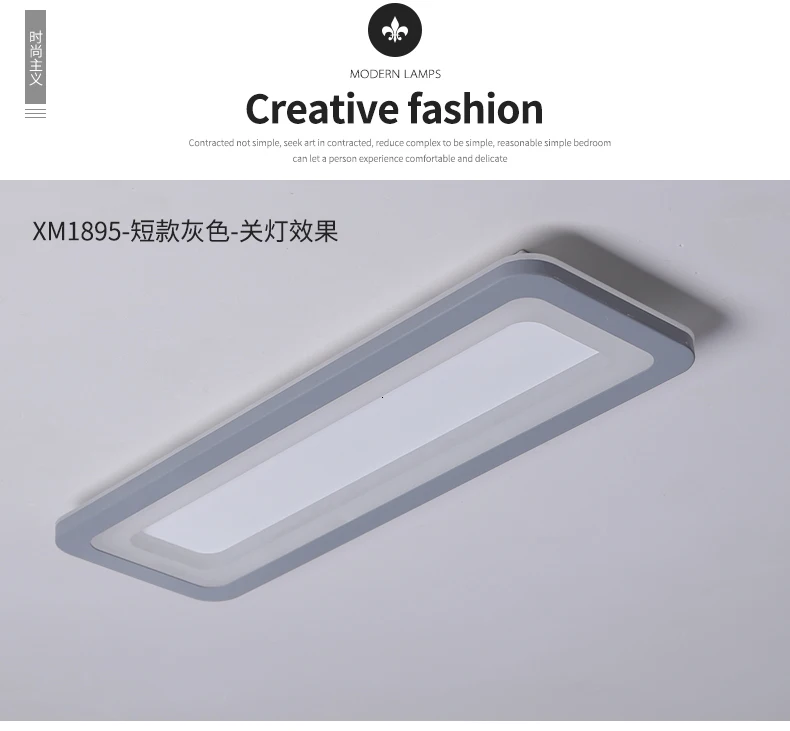 Dragonscence Modern Led Ceiling Lights For Bedroom Kitchen aisle Lights Plexiglass Long Strip Ceiling lamp lighting fixtures