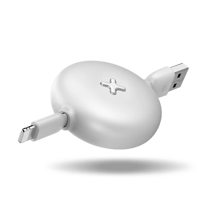 CAFELE Выдвижной usb type C портативный зарядный кабель для samsung Xiaomi huawei Usb гибкий кабель синхронизации данных провод для быстрой зарядки - Цвет: White