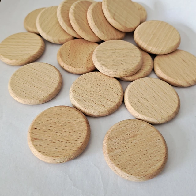 Round Wooden Discs Crafts, Round Wood Pieces Crafts