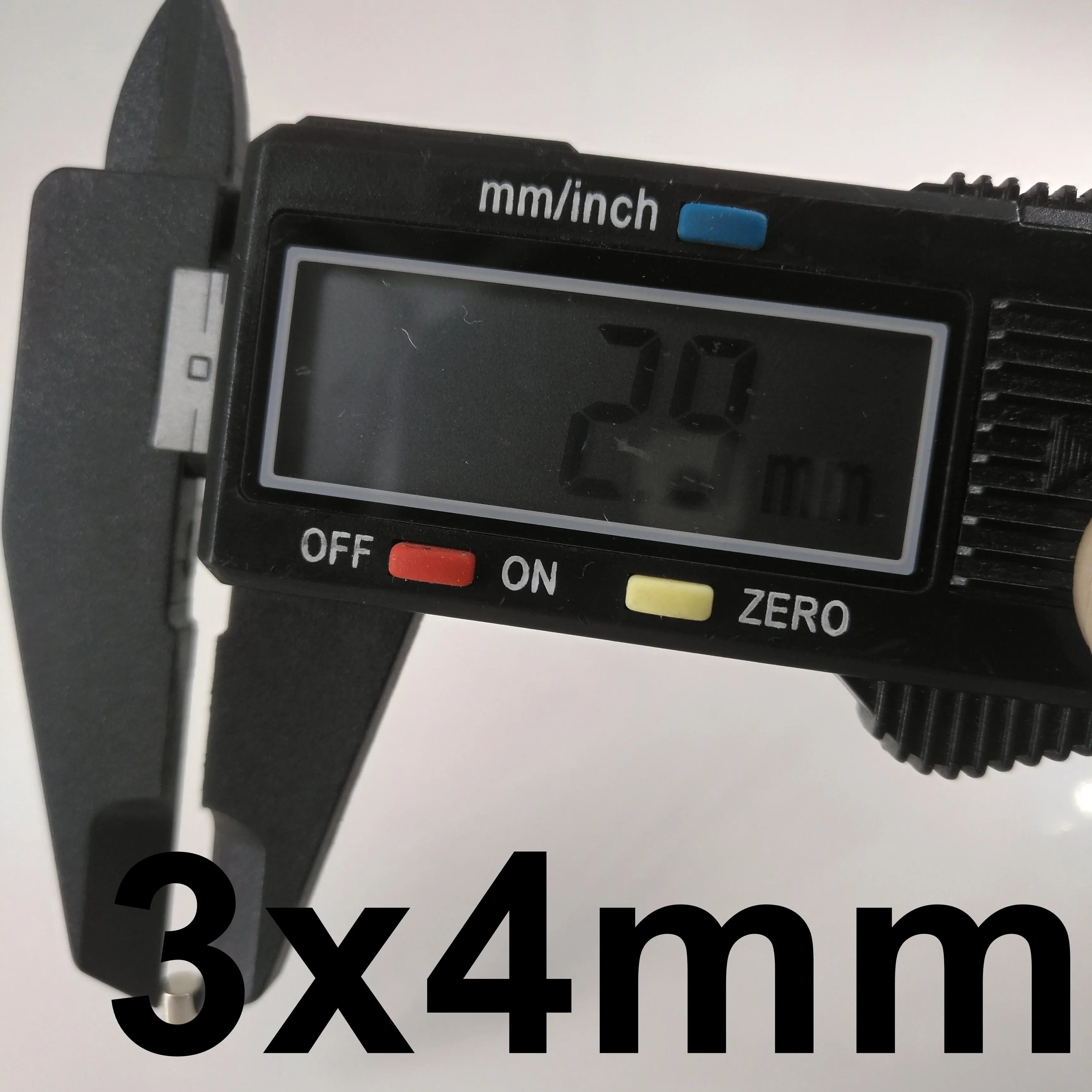 200 шт диск 3x4 мм n35 редкоземельный постоянный сильный магнит, неодимовые магниты оптом NdFeB магниты никель 3*4 мм