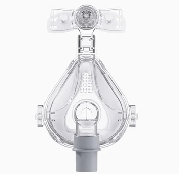 

Auto CPAP BiPAP Masks Silicone Respirator Full Face Mask Dual Use EaseFit FMI-NV For All Kinds of Ventilator