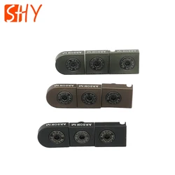 ARSON M-LOK CNC Metal Wire Guide System Cable Management Cable Clip Clamp For AR15 M4 Mlok Handguards Rails AEG GBB Airsoft