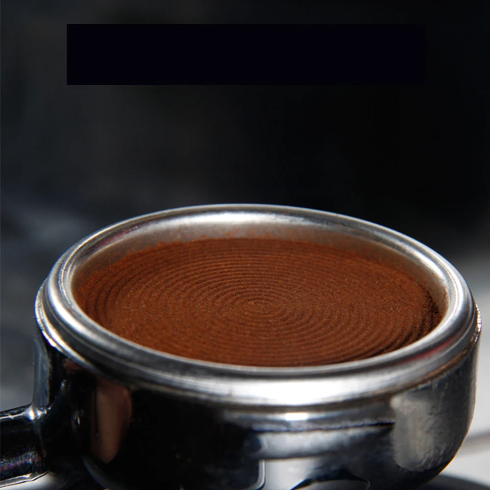  304 Stainless Steel Maracon Ripple Coffee Tamper 58MM Mini Adjustable Coffee Hammer Aluminum Handle