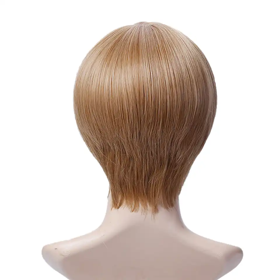 Lupu Dlya Zhenshin Sinteticheskij Korotkij Bob Volos Parik S Strizhka Chelki Pixie Chernyj Blond Korichnevyj Termostojkie Naturalnye Poddelnye Volosy Aliekspress