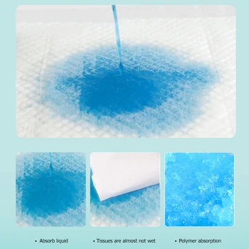 

10pcs/Pack Adult Old Men Diaper Changing Mat Nursing Pad Disposable Diaper Paper Mat for Adult Absorbent Waterproof