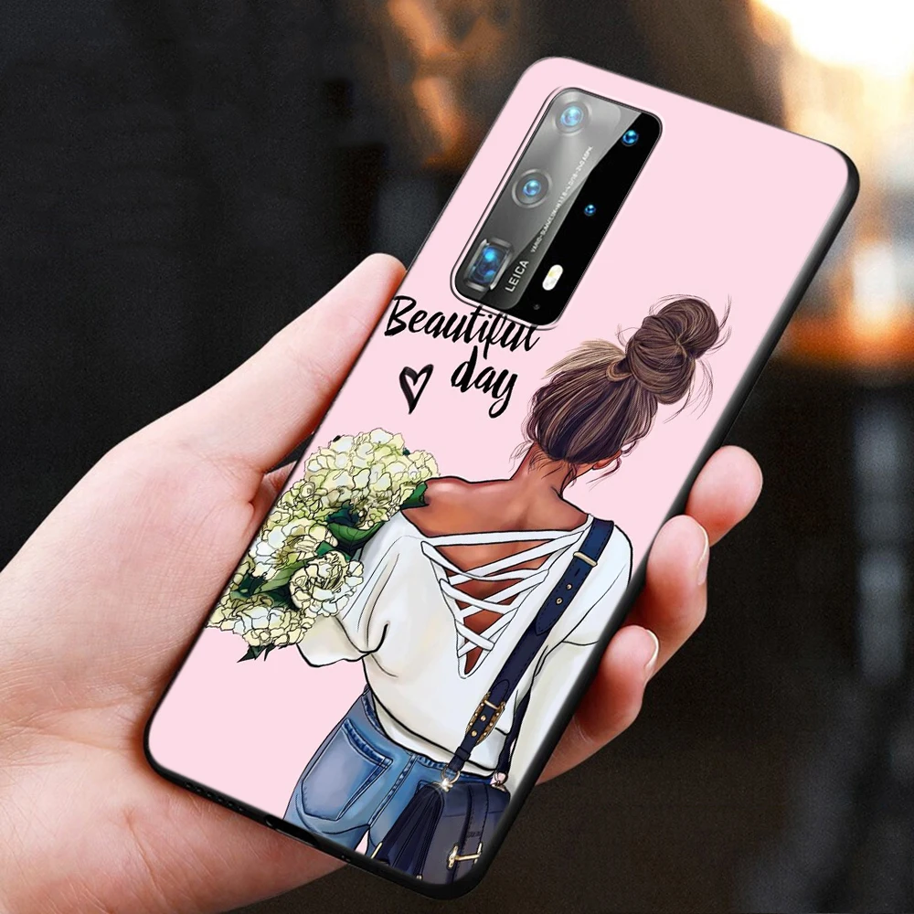 Мягкий силиконовый чехол для Huawei P10 P20 P30 P40 Lite Pro Max|Бамперы| |