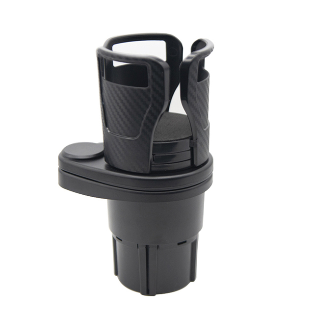 In 1 Car Cup Holder Drinking Bottle Holder Slip-proof 360 Degree Rotating Water Cup Holder Multifunctional Dual Holder