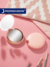 

Moon shadow led makeup mirror night light hand warmer fill light lamp makeup beauty Mirror with light