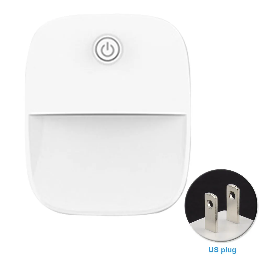 Изменение цвета 2 usb порта настенный светодиодный мини-разъем датчик звука ночной Светильник для лестницы зарядное устройство для мобильного телефона Регулируемая прикроватная лампа