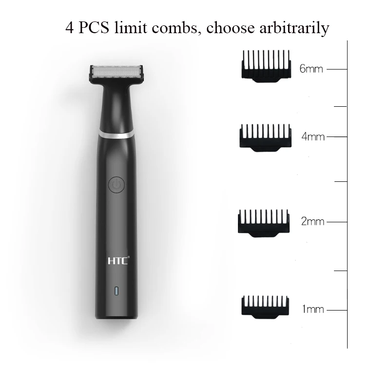 HTC Black Friday Cyber Monday Deals 2022  Face + Body Hybrid Electric Trimmer and Shaver,Body Trimmer For Men Pubic Hair — view 5
