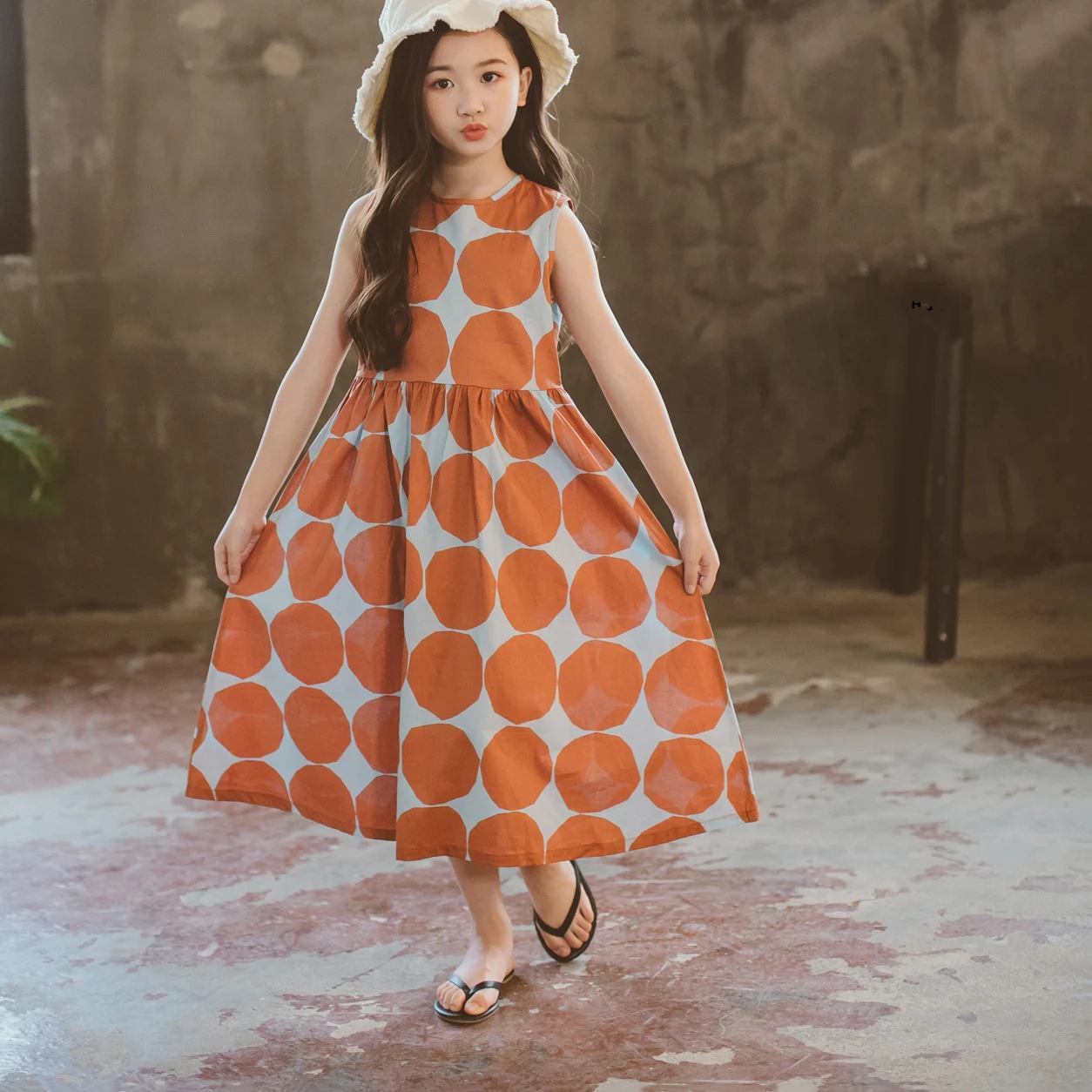 Новинка года; платья для девочек; Одежда для девочек; осенний комплект для отдыха; пляжная одежда в крупный горошек; детская одежда; праздничное платье принцессы для дня рождения