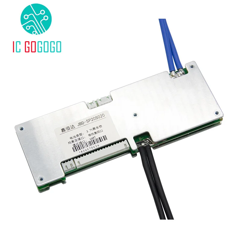 18S Lipo LiFePO4 литиевая батарея Защитная плата 60 в Li Ion сотовый Смартфон APP PC BMS UART Bluetooth