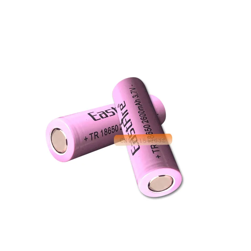 20 x Liion перезаряжаемых батарей ICR18650 2600mAh 18650 Batteria Кнопка сверху без защиты литиевая батарея