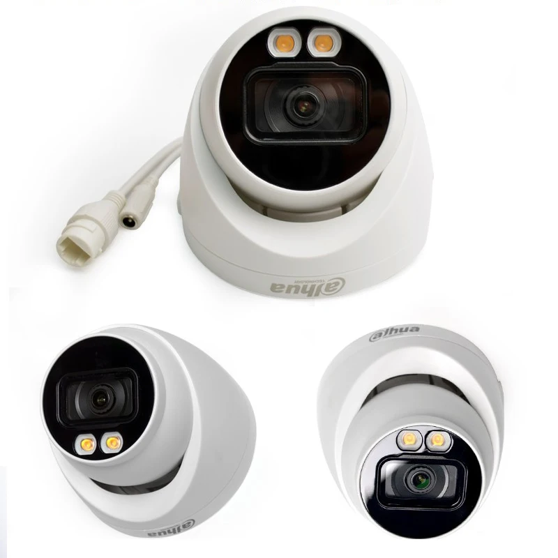 US $113.95 DAHUA Security IP Camera HDW5442TMASLED 4MP DayNight WDR Surveillance IR Eyeball AI Network Camera IP67 IPCHDW5442TMASE