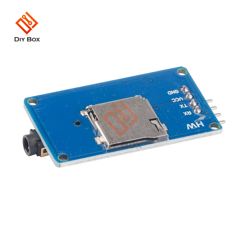 YX5300 MP3 Player Module Wav Format Music Player Voice Serial Port Control Music Module TF Card Slot