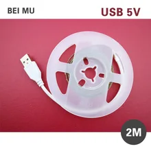 3.3FT 2835 Светодиодный светильник полосы 600 светодиодный s 3000K теплый белый светодиодный Ночной светильник, самоклеящийся, фея светильник s для украшения вечерние, Кухня